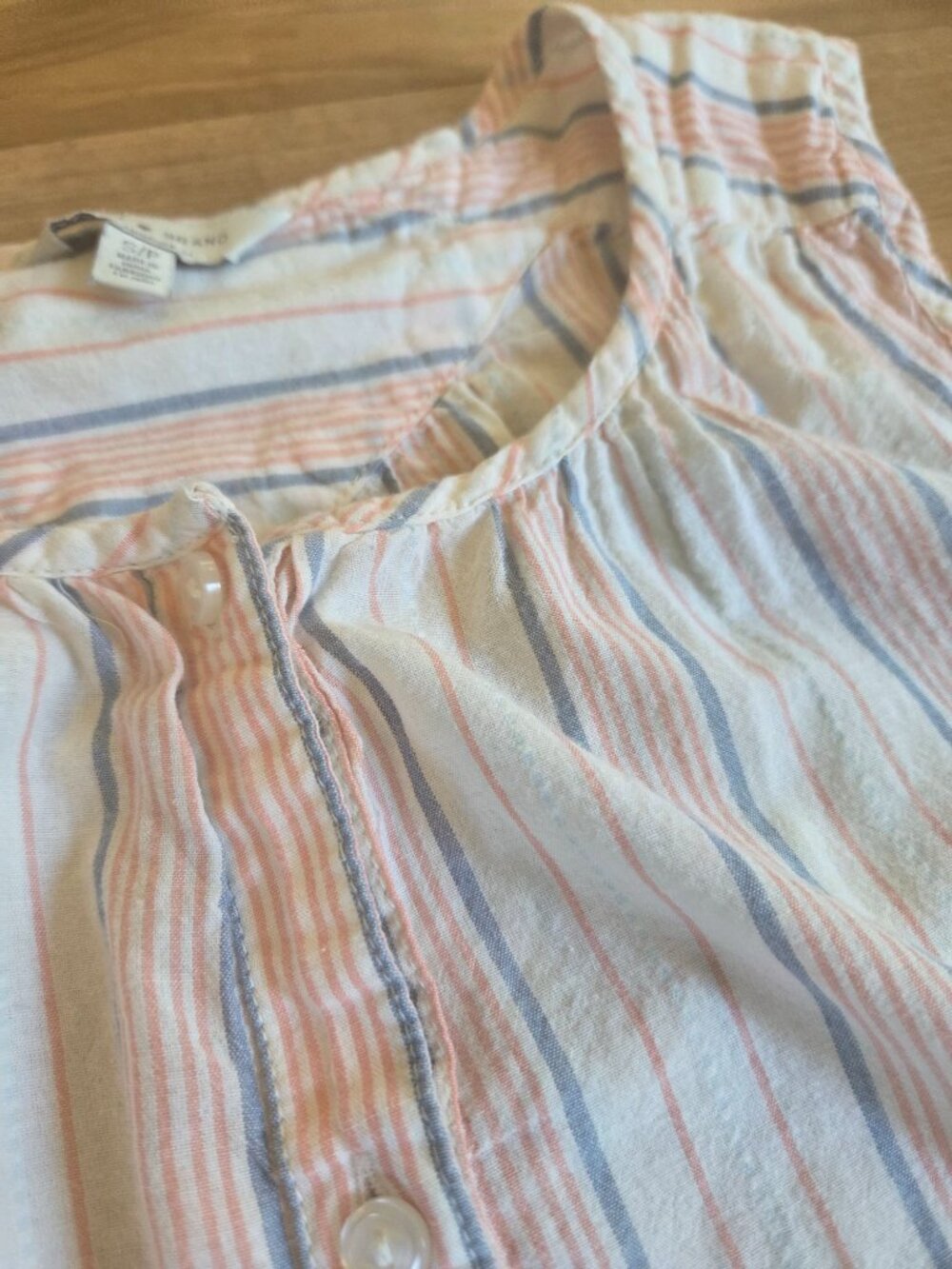 Lucky Brand Button Down Sleeveless Cotton Top Size S - Picture 8 of 8